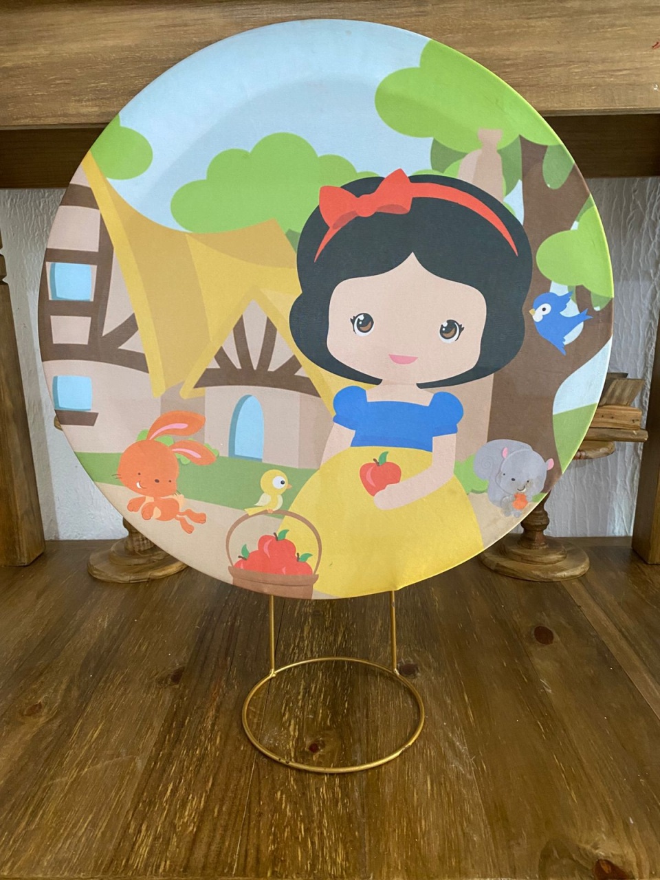 Capa de Painel Bela Adormecida 50X50 - Lidi Festas e Decorações 