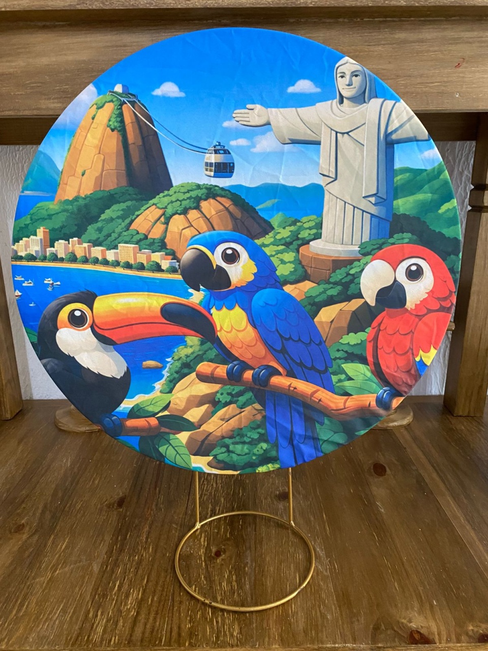 Capa de Painel Rio 50X50  - Lidi Festas e Decorações 