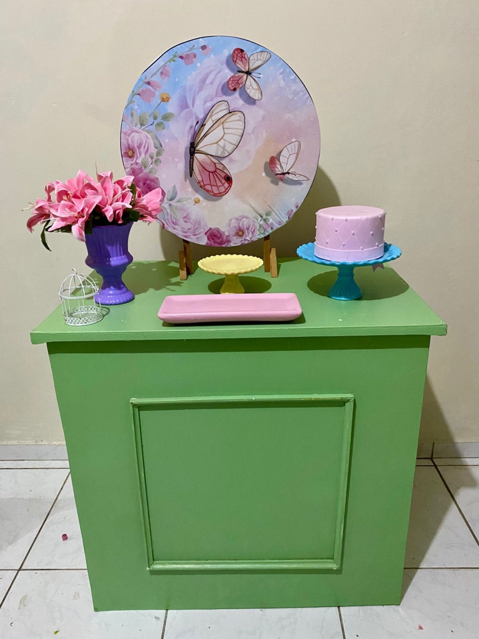 Kit Festa Na Mesa Borboleta - Lidi Festas e Decorações 