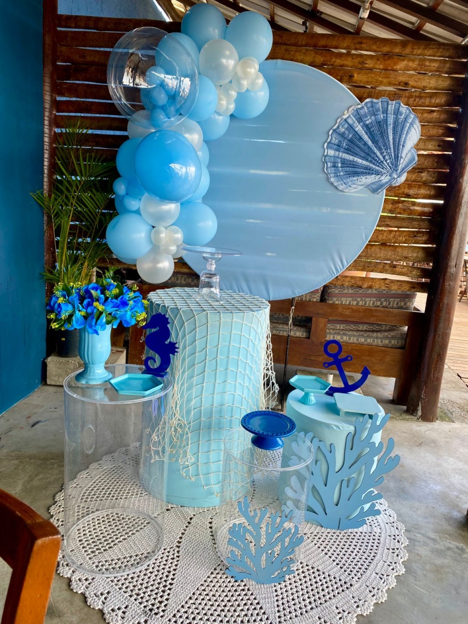 Kit Fundo Do Mar  - Lidi Festas e Decorações 