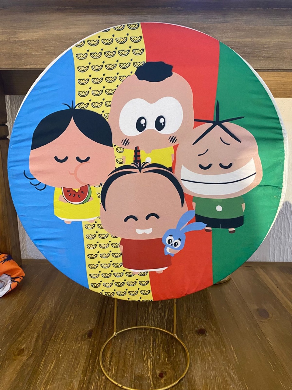 Capa de Painel Turma da Monica Toy 50X50 - Lidi Festas e Decorações 