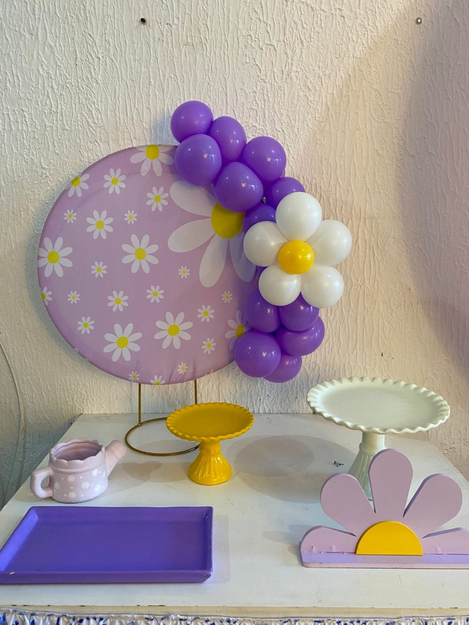 Kit Festa Na Mesa Margarida [1] - Lidi Festas e Decorações 