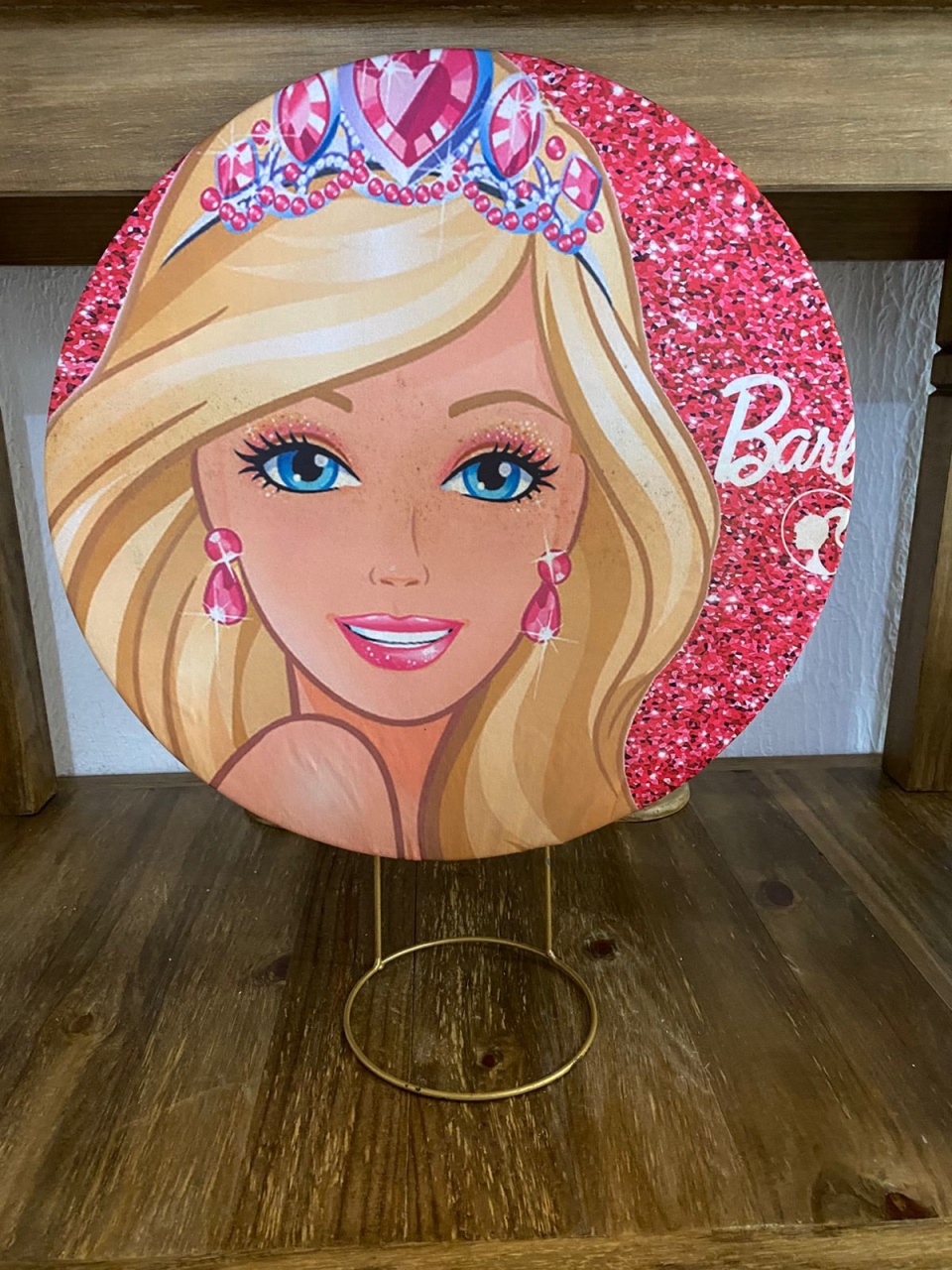 Capa de Painel Barbie 50X50 - Lidi Festas e Decorações 