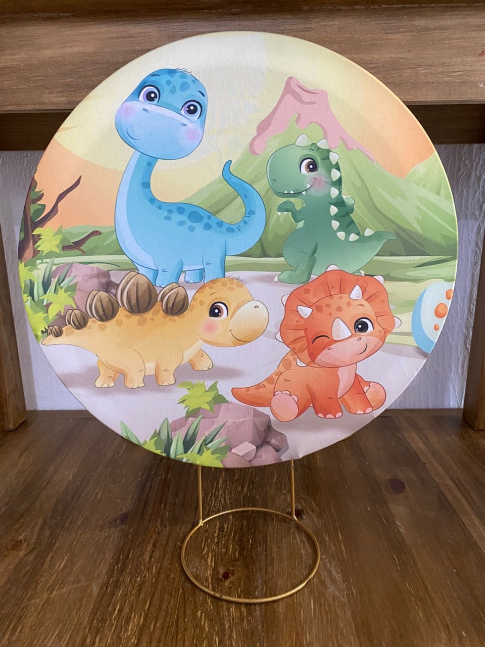 Capa de Painel Dinossauro 50X50 - Lidi Festas e Decorações 