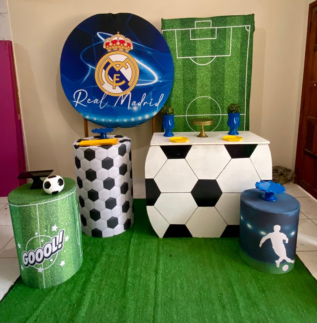 Kit Futebol Real Madrid - Lidi Festas e Decorações 