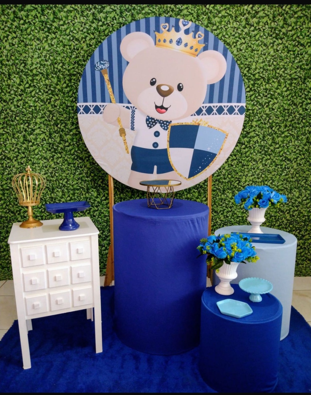 Kit Urso Reizinho  - Lidi Festas e Decorações 