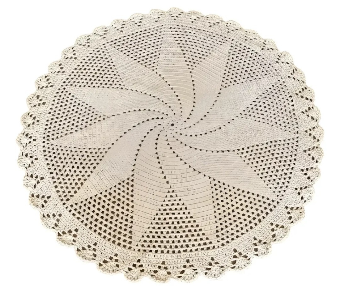Tapete Redondo Tricot - Lidi Festas e Decorações 