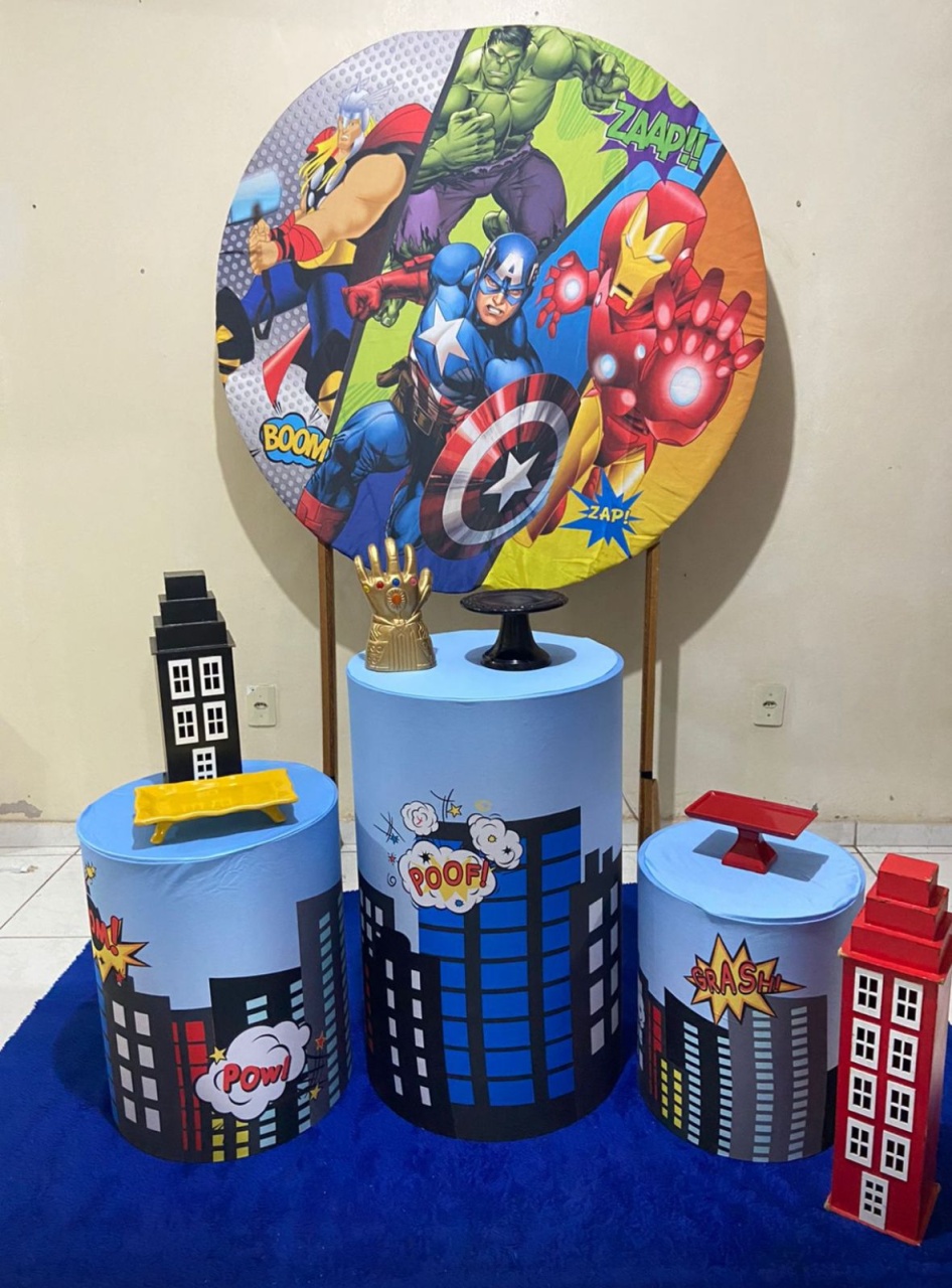 Kit Vingadores  - Lidi Festas e Decorações 