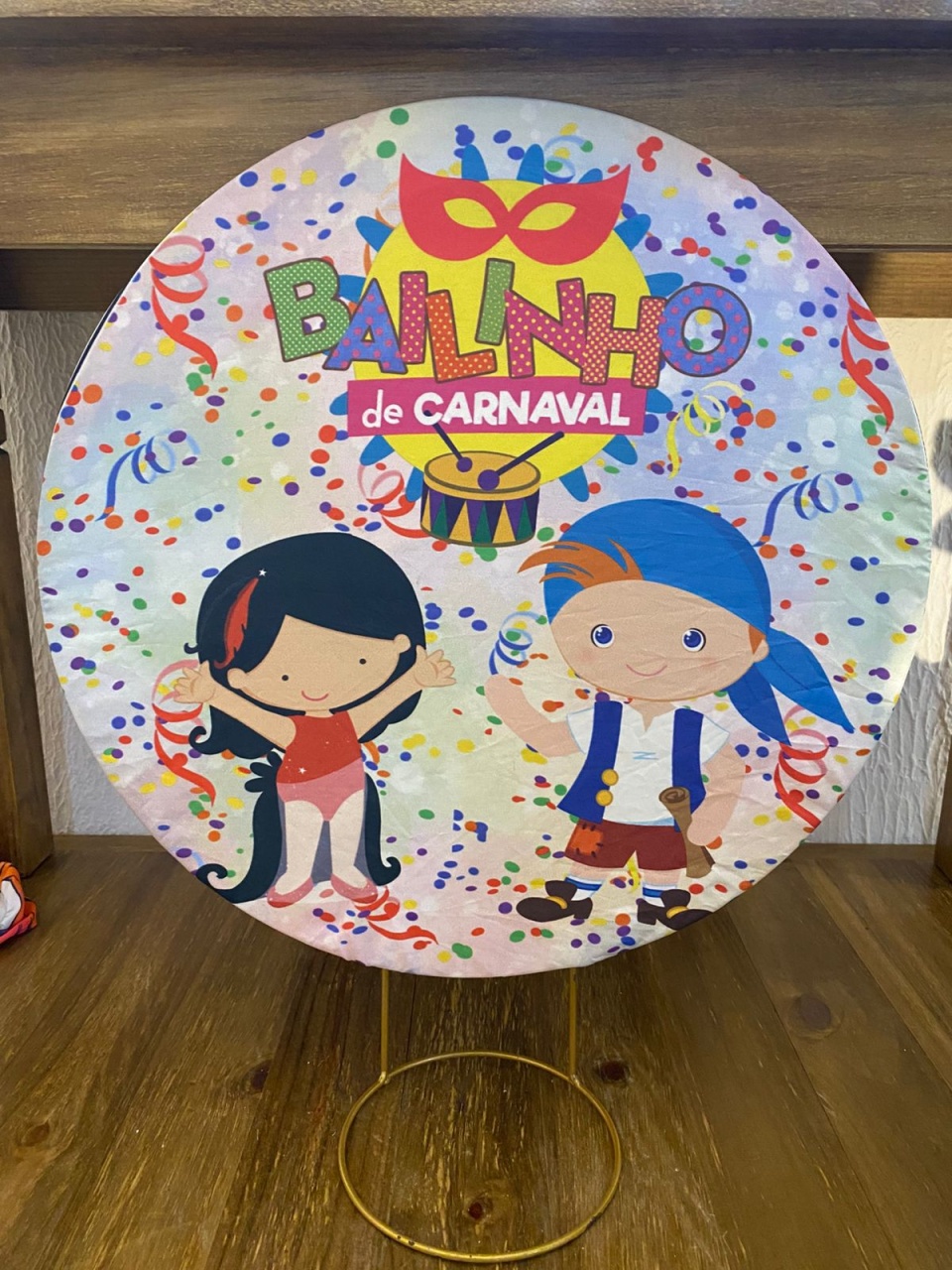 Capa de Painel Carnaval Infantil 50X50 - Lidi Festas e Decorações 