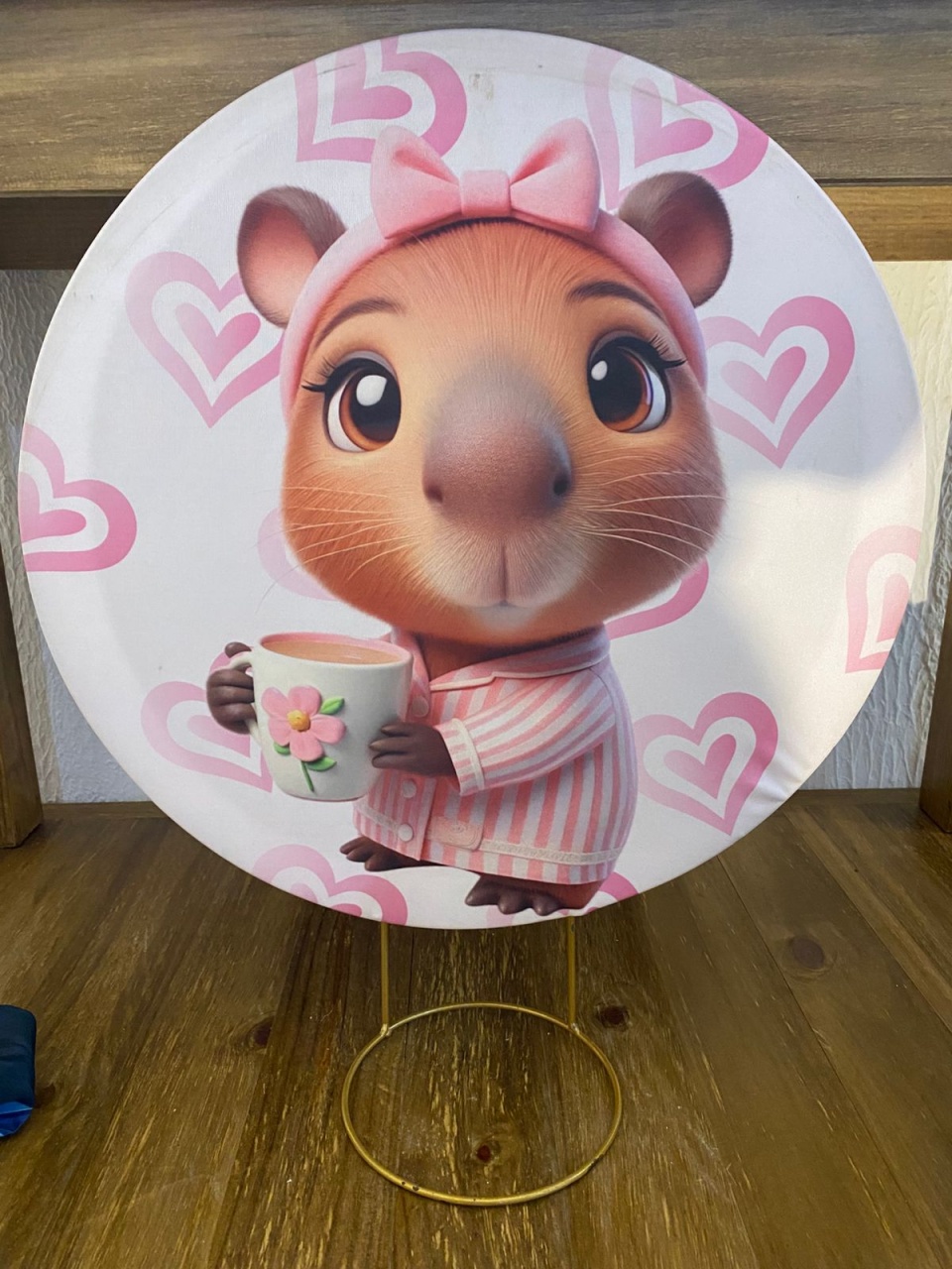 Capa de Painel Capivara 50X50 - Lidi Festas e Decorações 