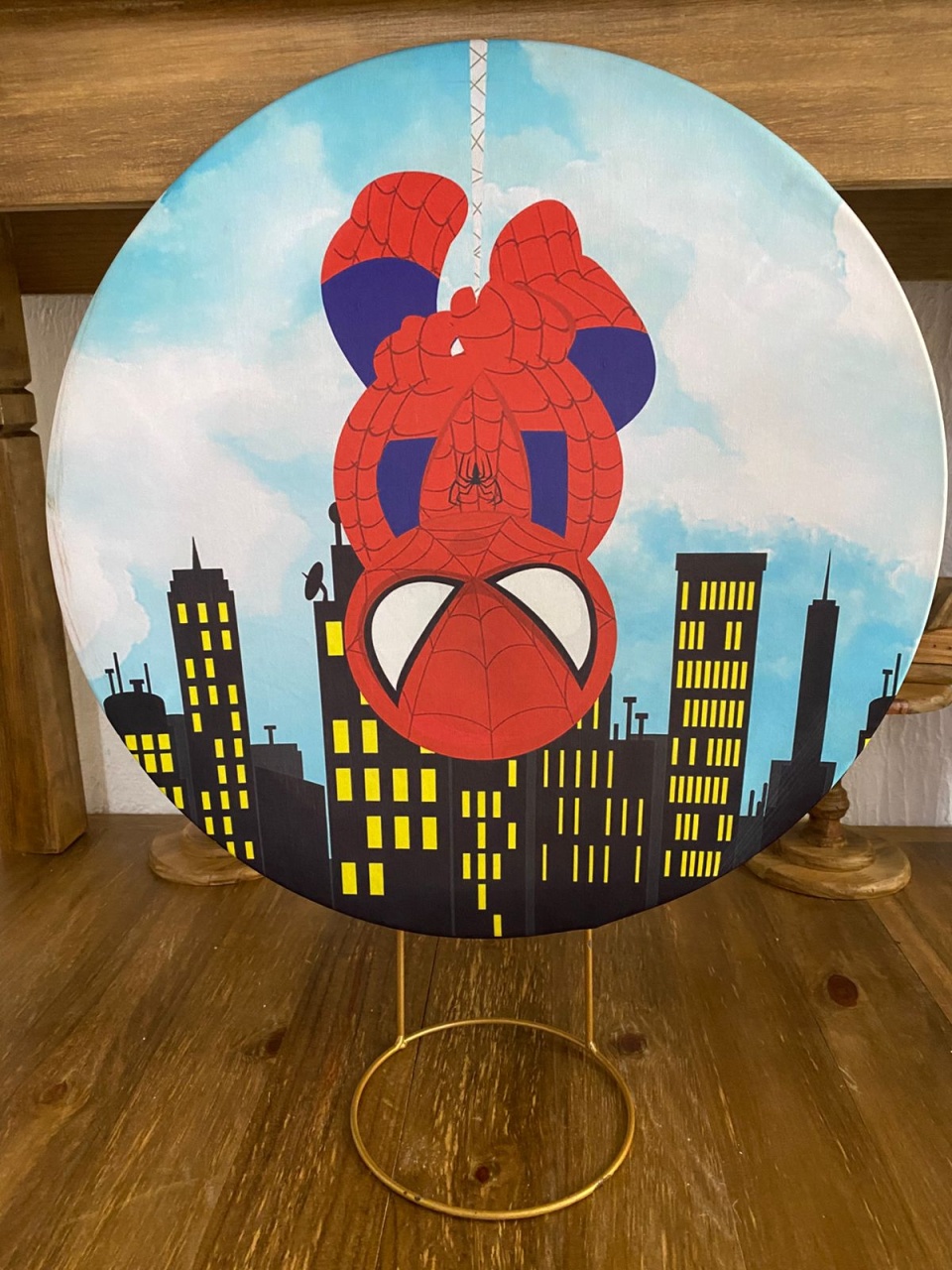 Capa de Painel Homem Aranha 50X50 - Lidi Festas e Decorações 