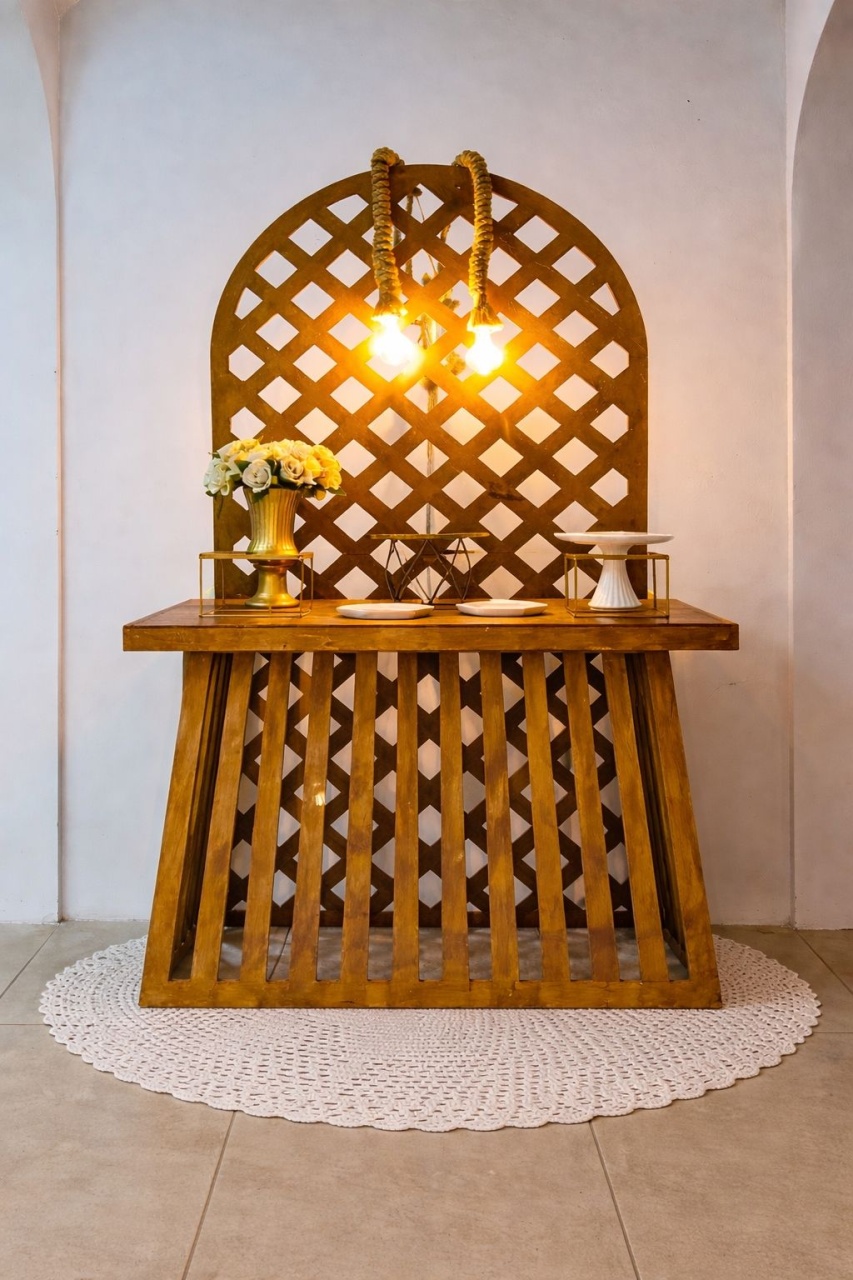 Mesa E Painel Rústico - Lidi Festas e Decorações 