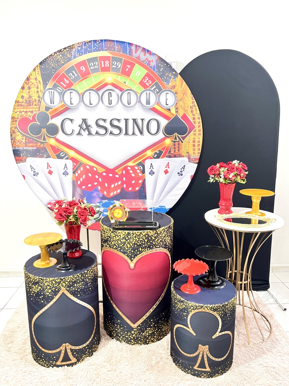 Cassino (Lateral Preta) - Candy Festas