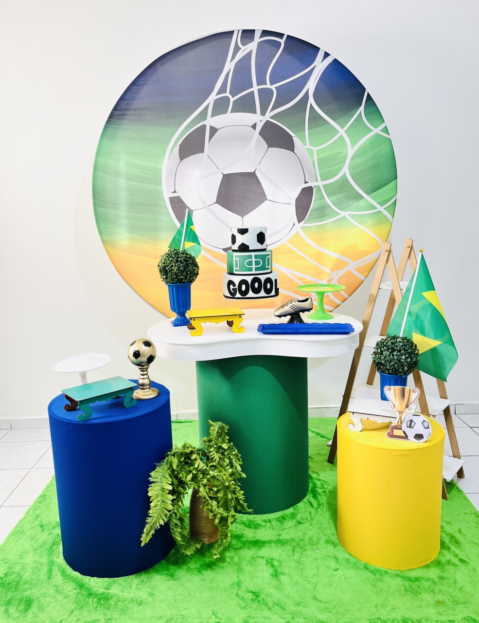 Futebol Copa C/ Tampo Orgânico - Candy Festas