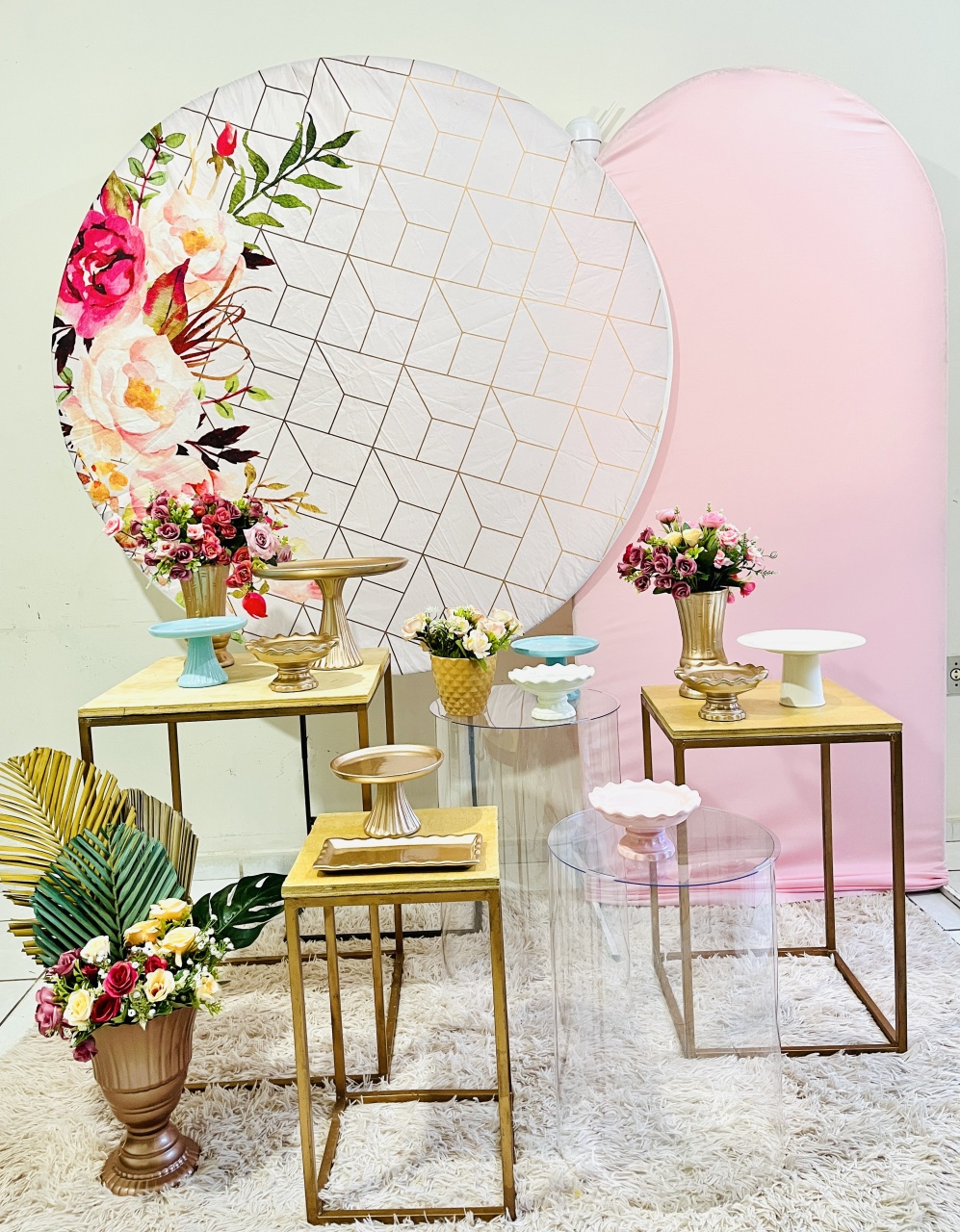 Floral Rosinha - Candy Festas
