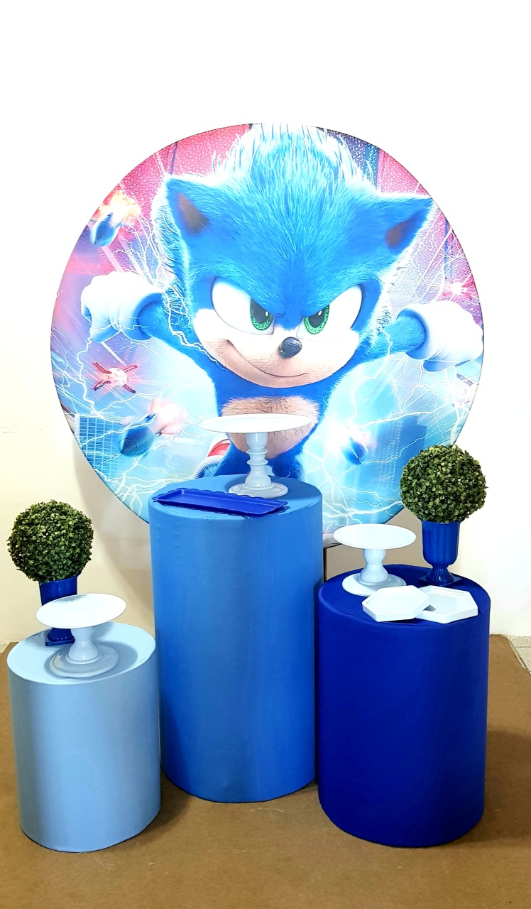 Sonic - Modelo 01 - Candy Festas