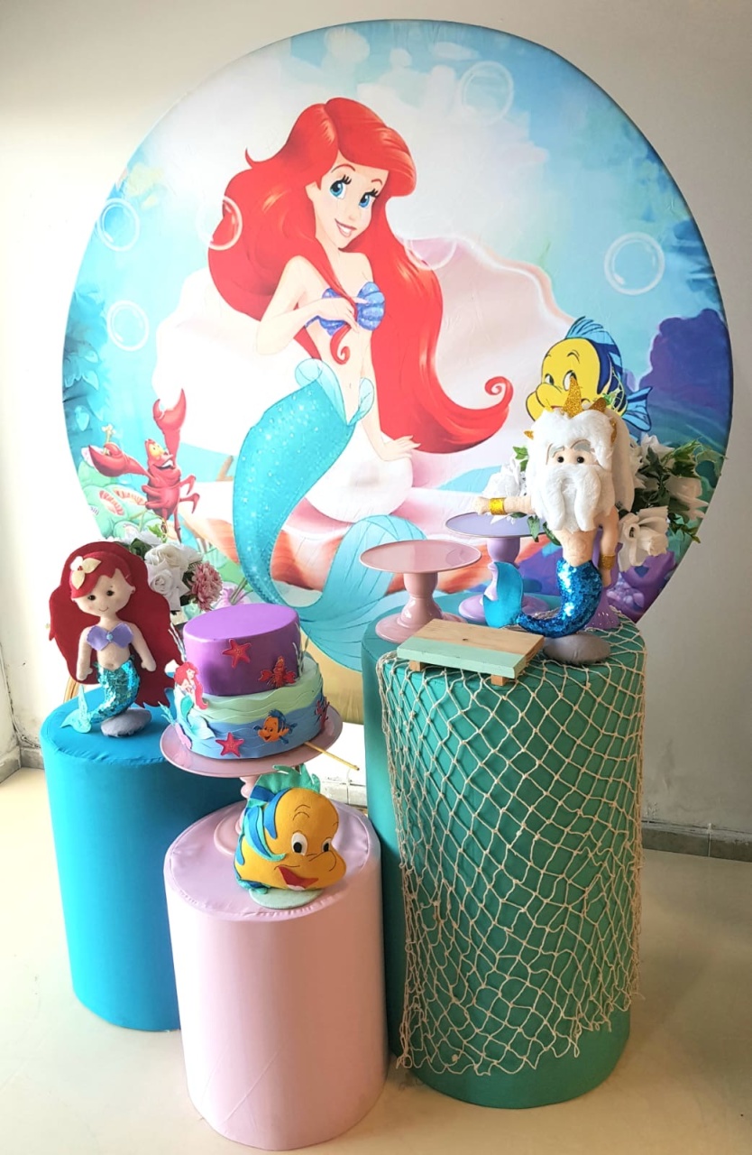 Sereia Ariel - Candy Festas