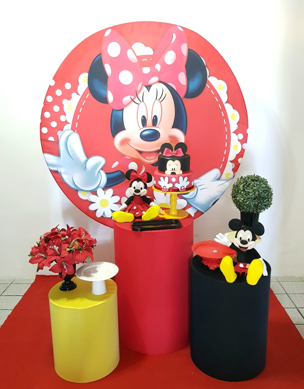 Minnie Vermelha - Modelo 01 - Candy Festas