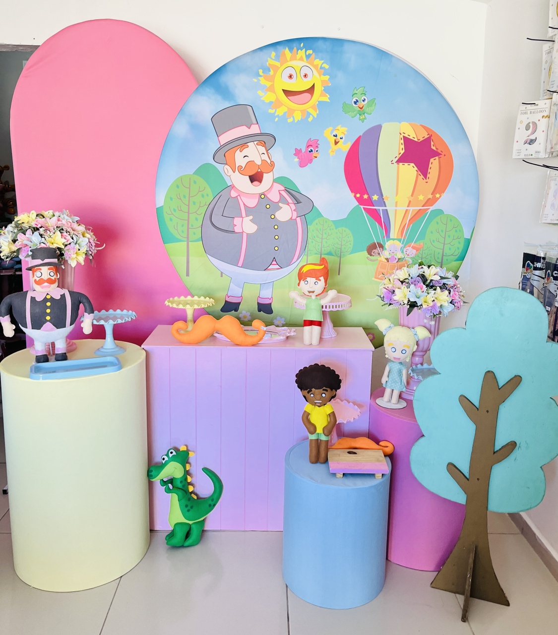 Bita Com Painel Lateral - Candy Festas