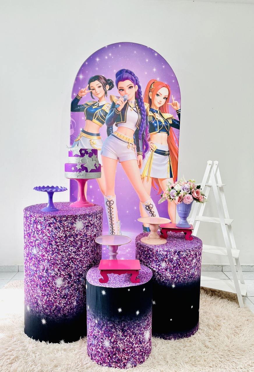 Guerreiras K-Pop (Modelo 01) - Candy Festas