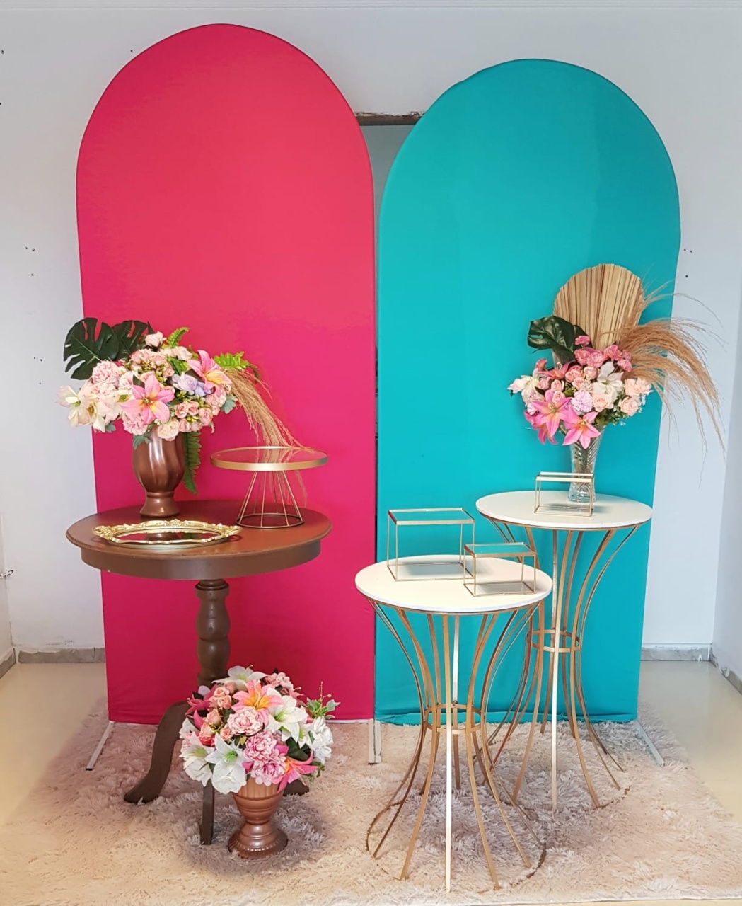 Rosa Com Tiffany - Candy Festas