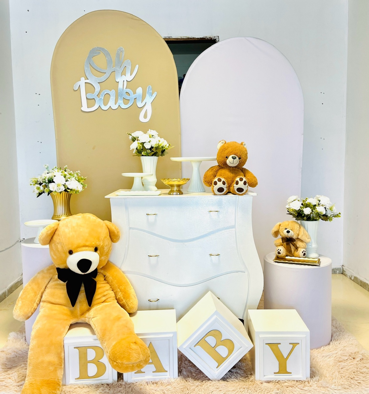 Urso Bege - Candy Festas