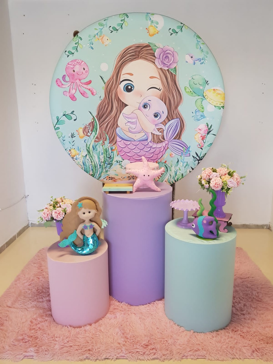 Sereia Cute 01 - Candy Festas