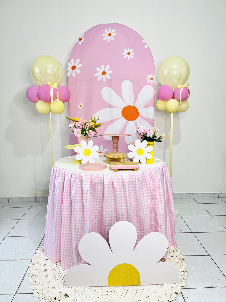 Margaridas Com Toalha - Candy Festas