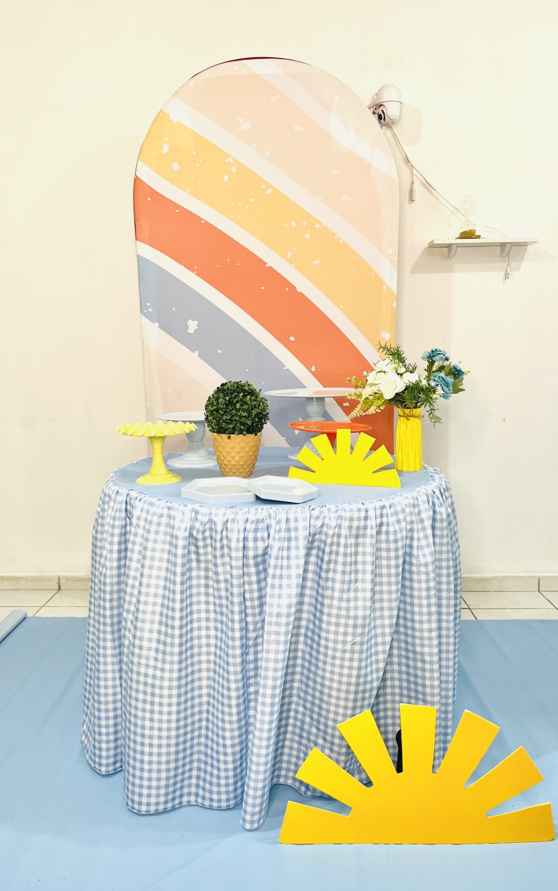 Sol Com Toalha de Mesa - Candy Festas