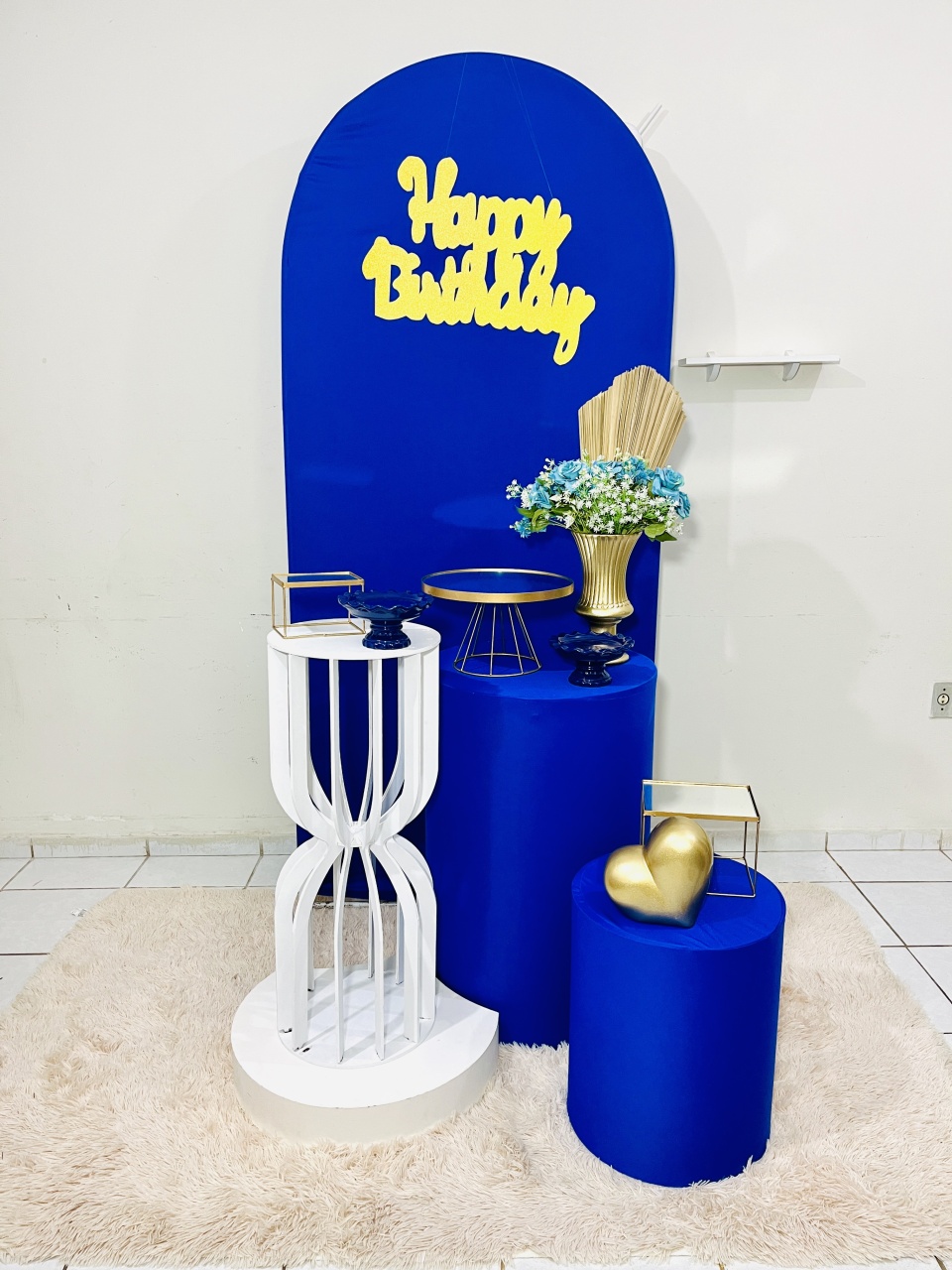 Minimalista Azul - Candy Festas