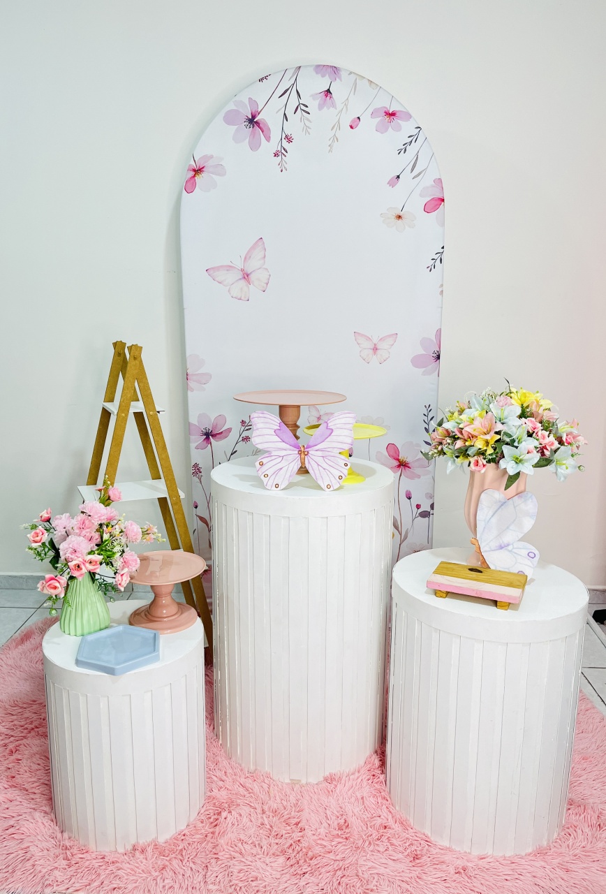 Borboletas Clean - Candy Festas