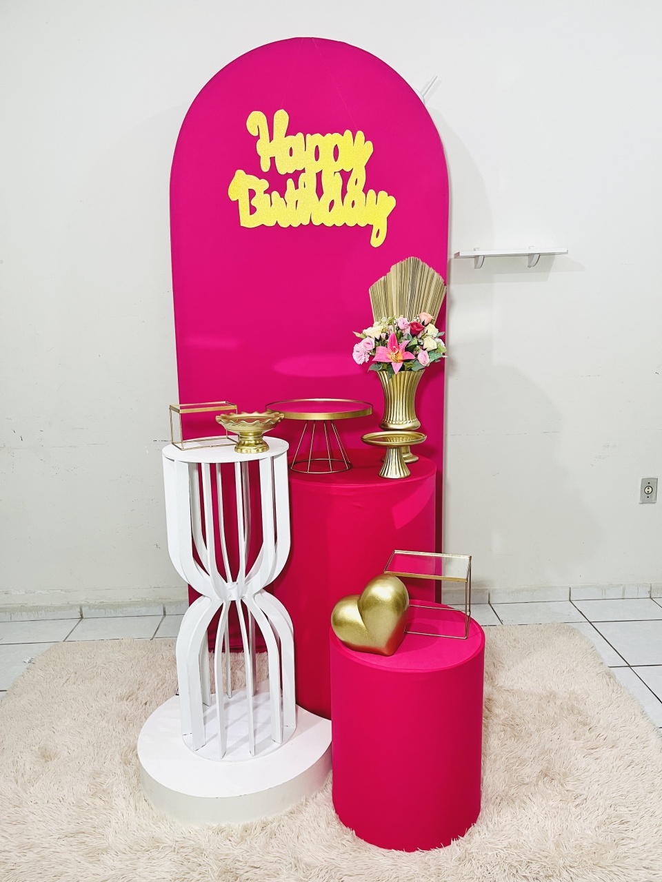 Minimalista Pink - Candy Festas