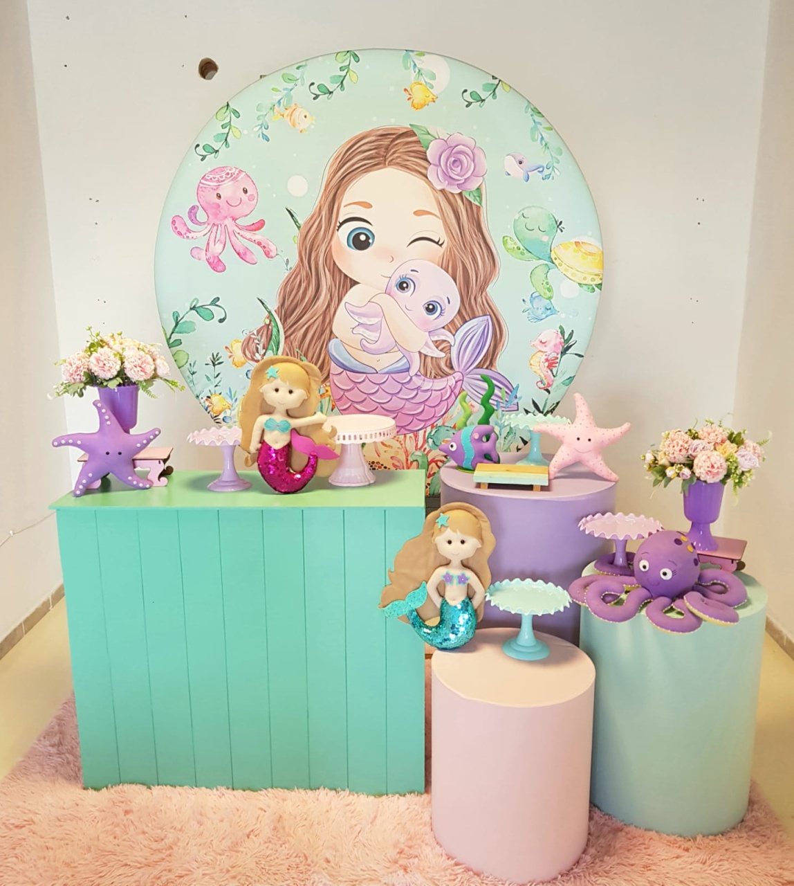 Sereia Cute 02 - Candy Festas
