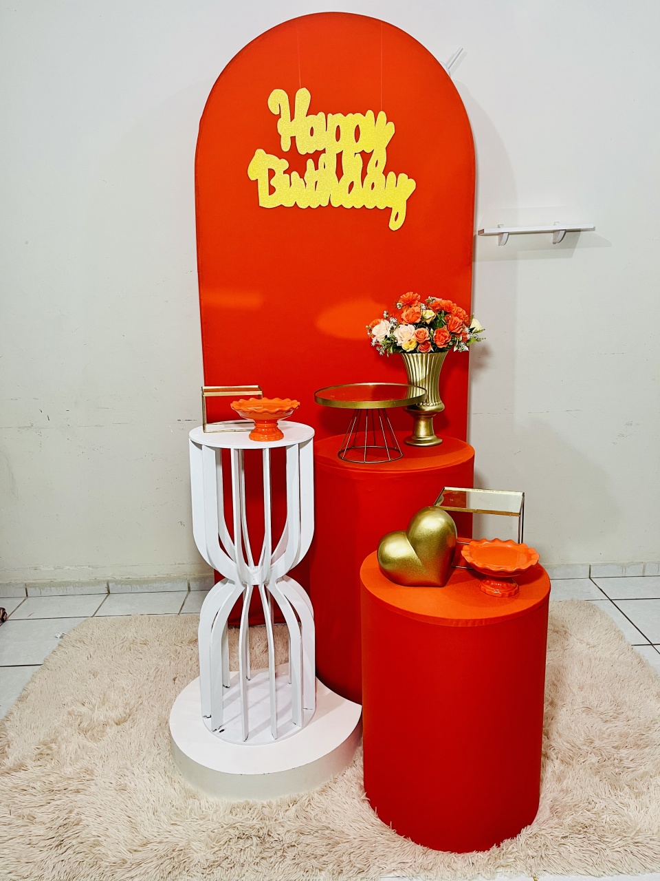 Minimalista Laranja - Candy Festas