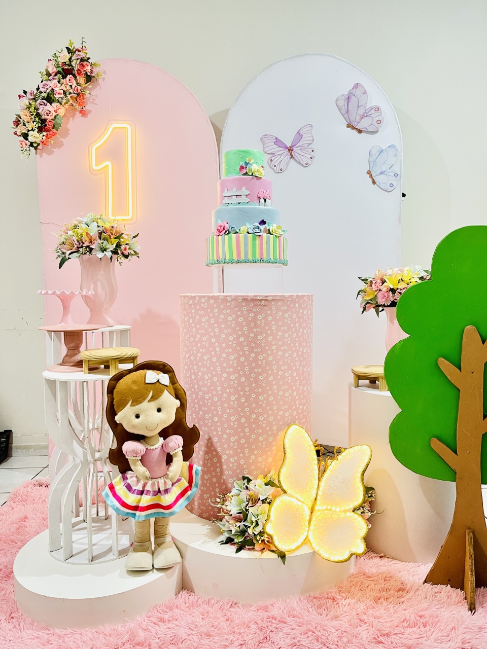Jardim Encantado Com Palco - Candy Festas