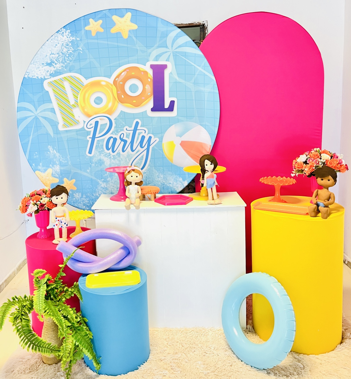 Pool Party Com Pinel Lateral - Candy Festas