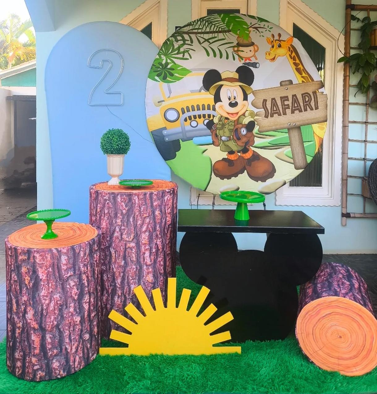 Kit Mickey No Safari - Decora Fácil