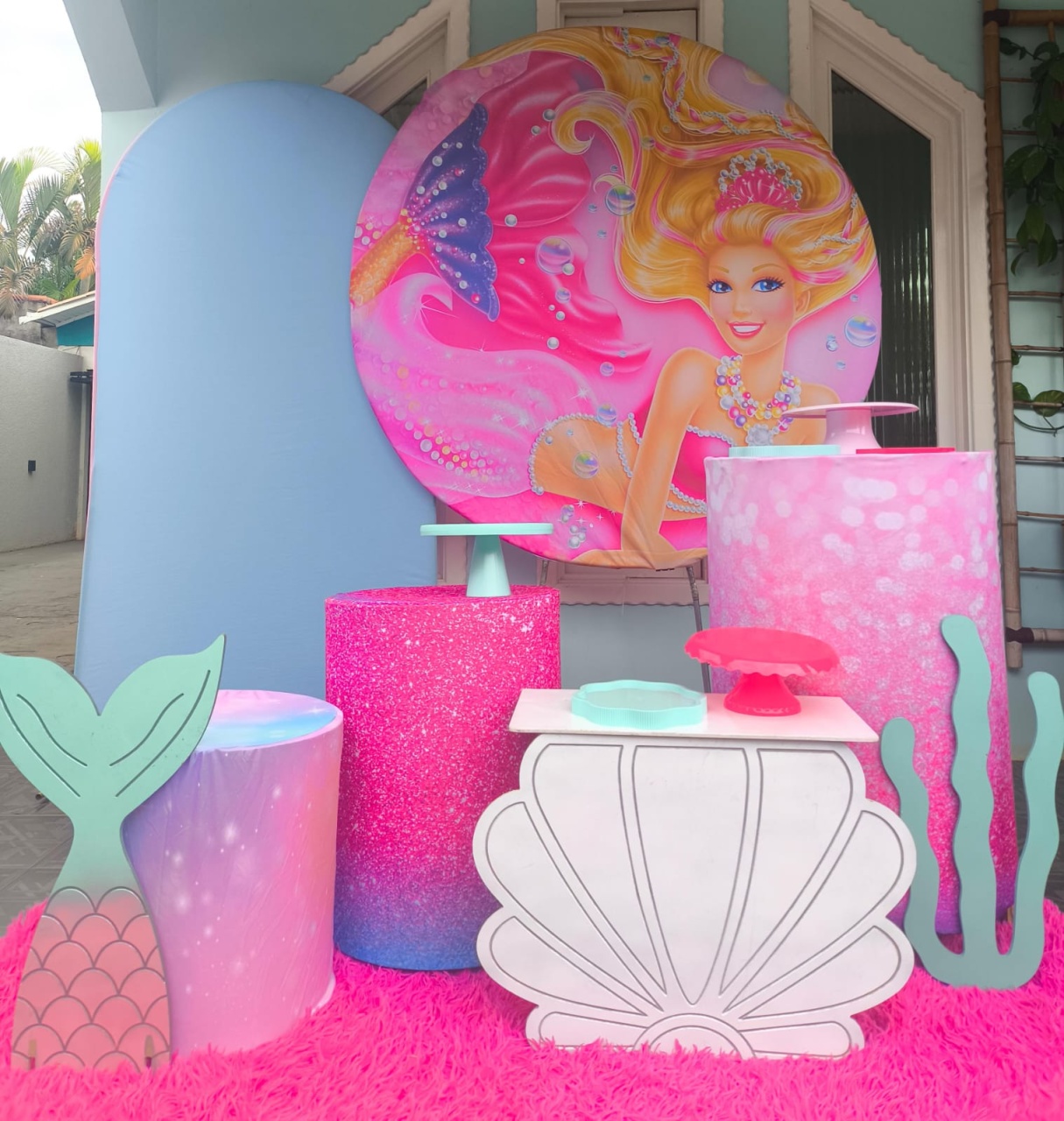 Kit Barbie Sereia - Decora Fácil