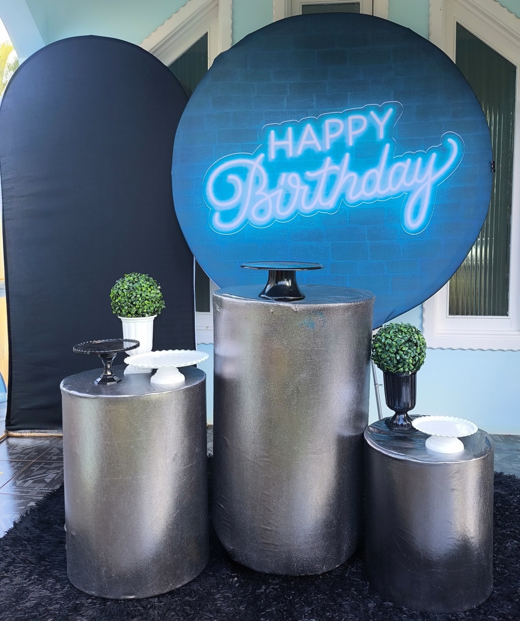 Kit Happy Birthday Neon - Decora Fácil