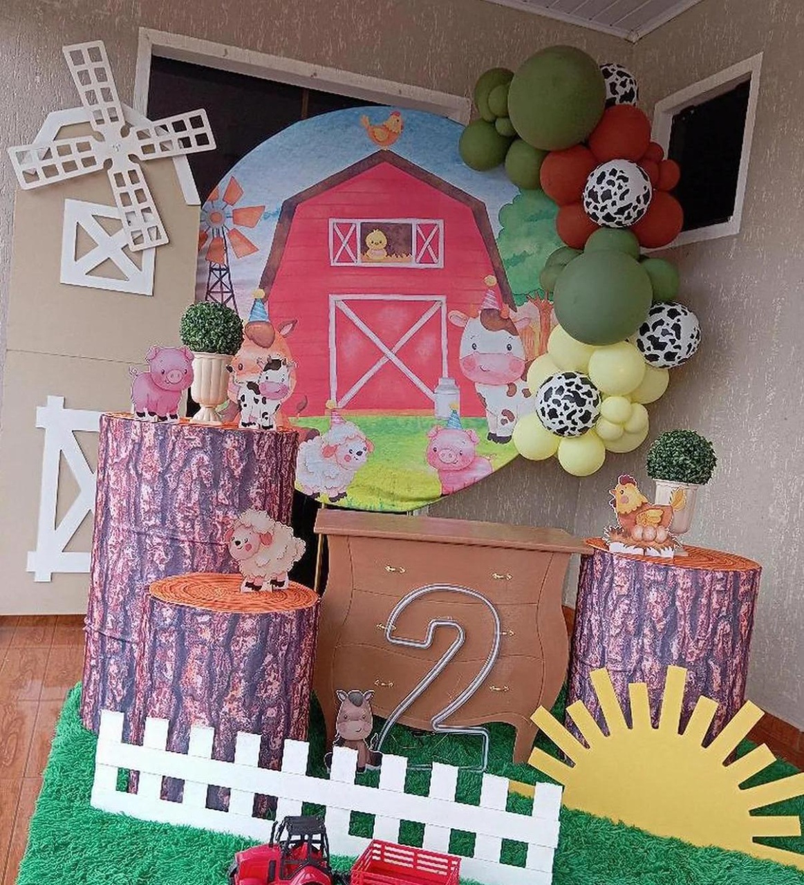 Kit Fazendinha Premium + Balões - Decora Fácil