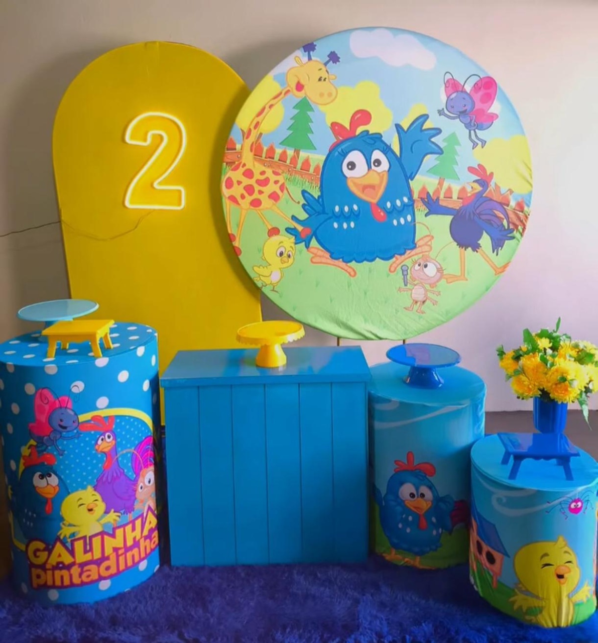Kit Galinha Pintadinha - Decora Fácil