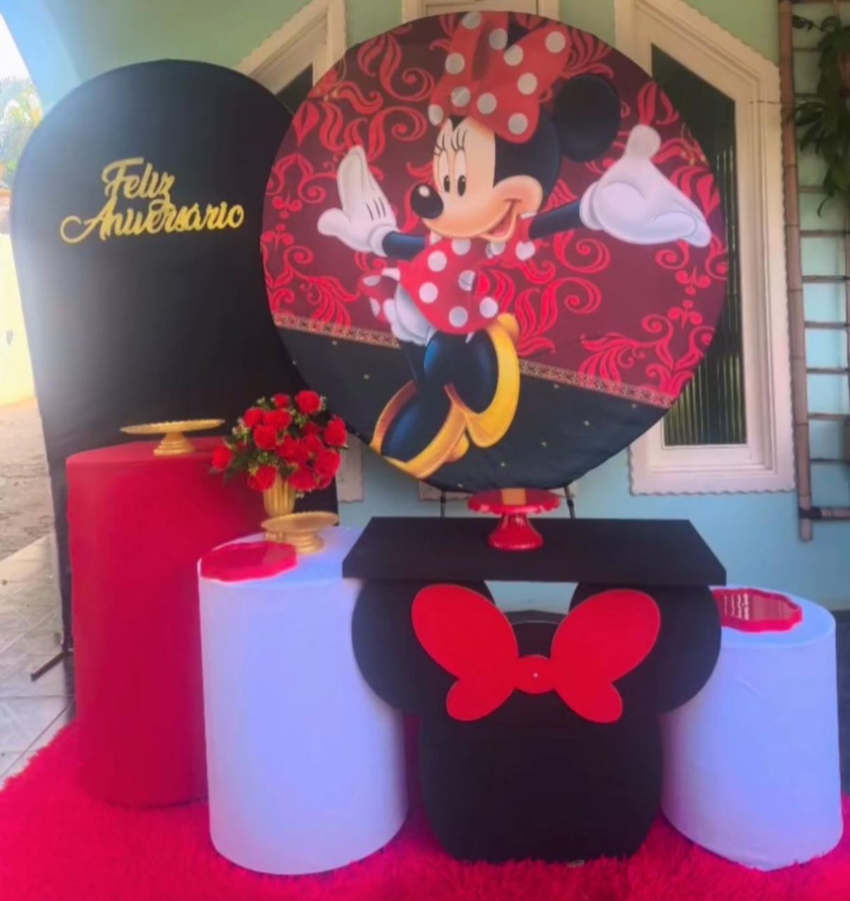 Kit Minnie Vermelho - Decora Fácil