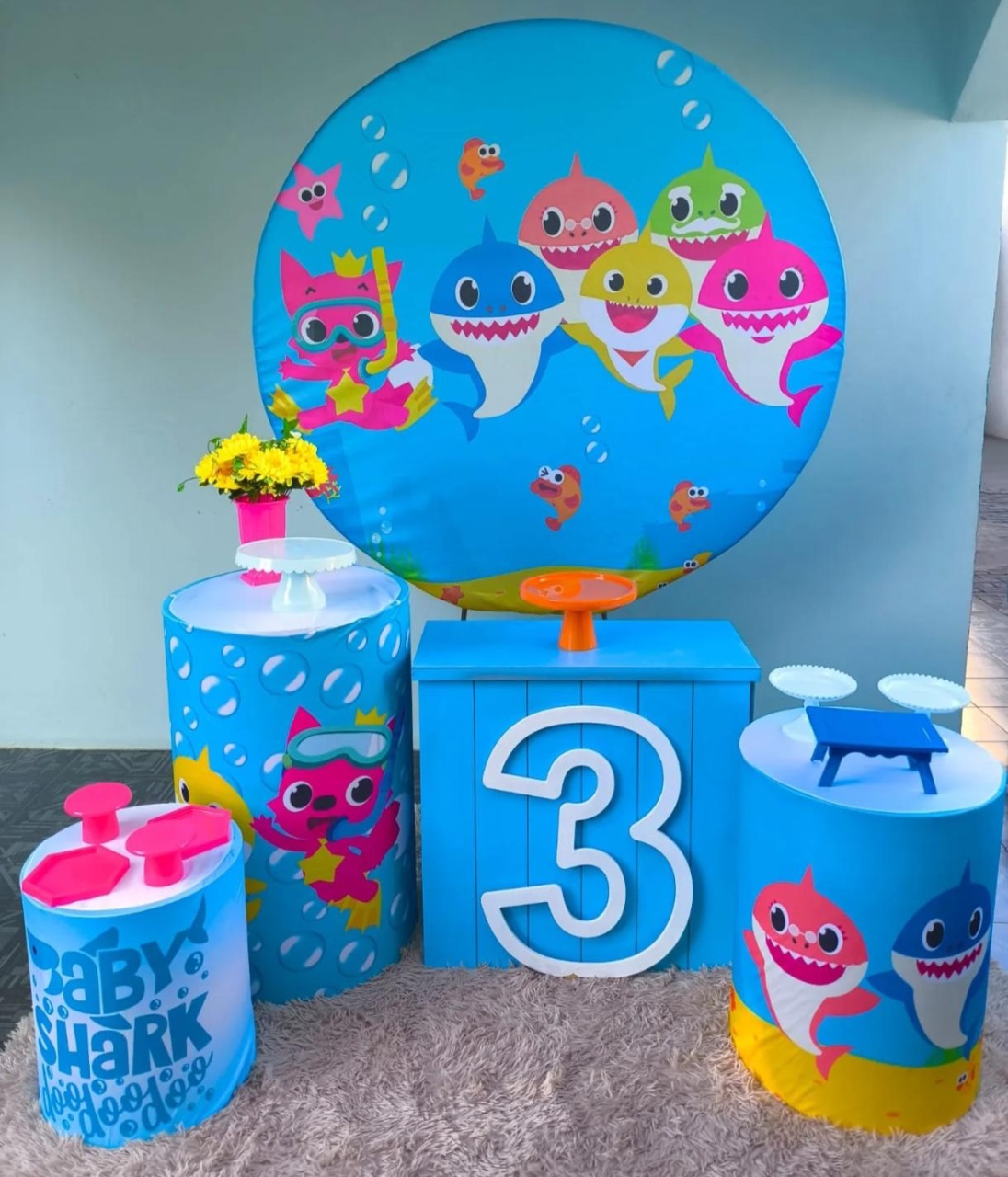 Kit Babyshark - Decora Fácil