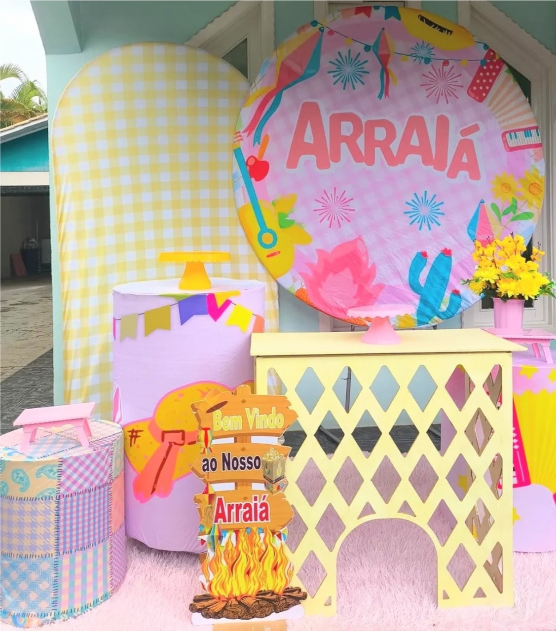 Kit Arraiá Feminino - Decora Fácil