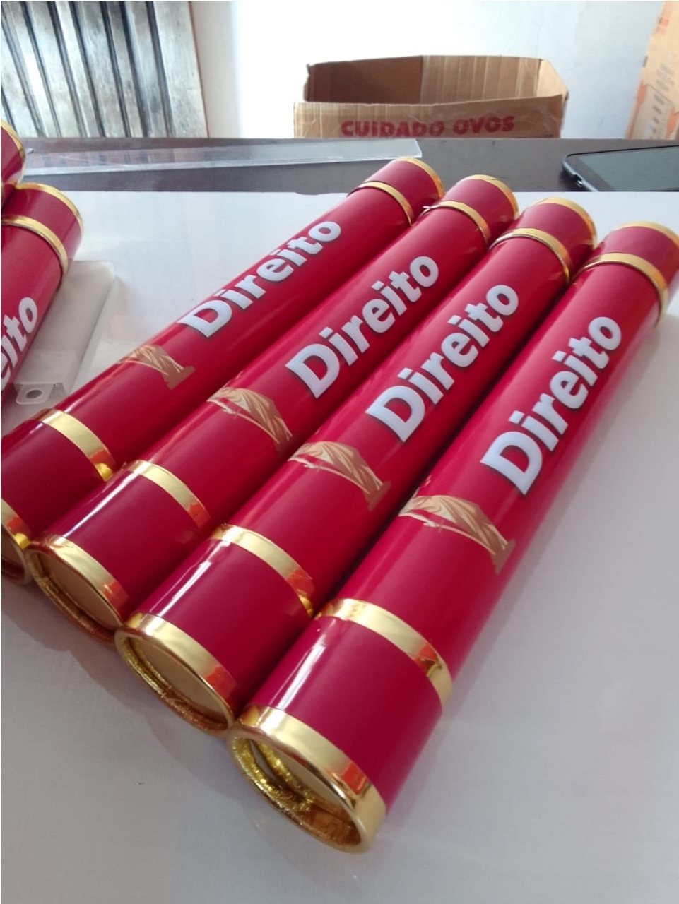 10 Canudos Personalizado Formatura (Venda) - DGE Eventos