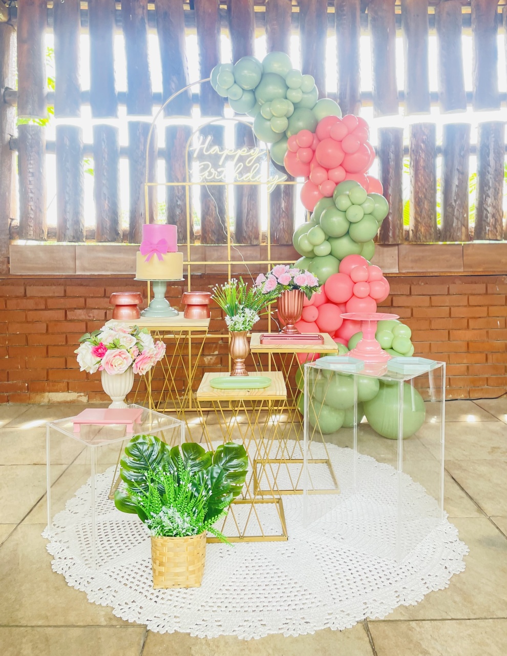Adulto Rosa E Verde - Francisca Karina Alves mota 
