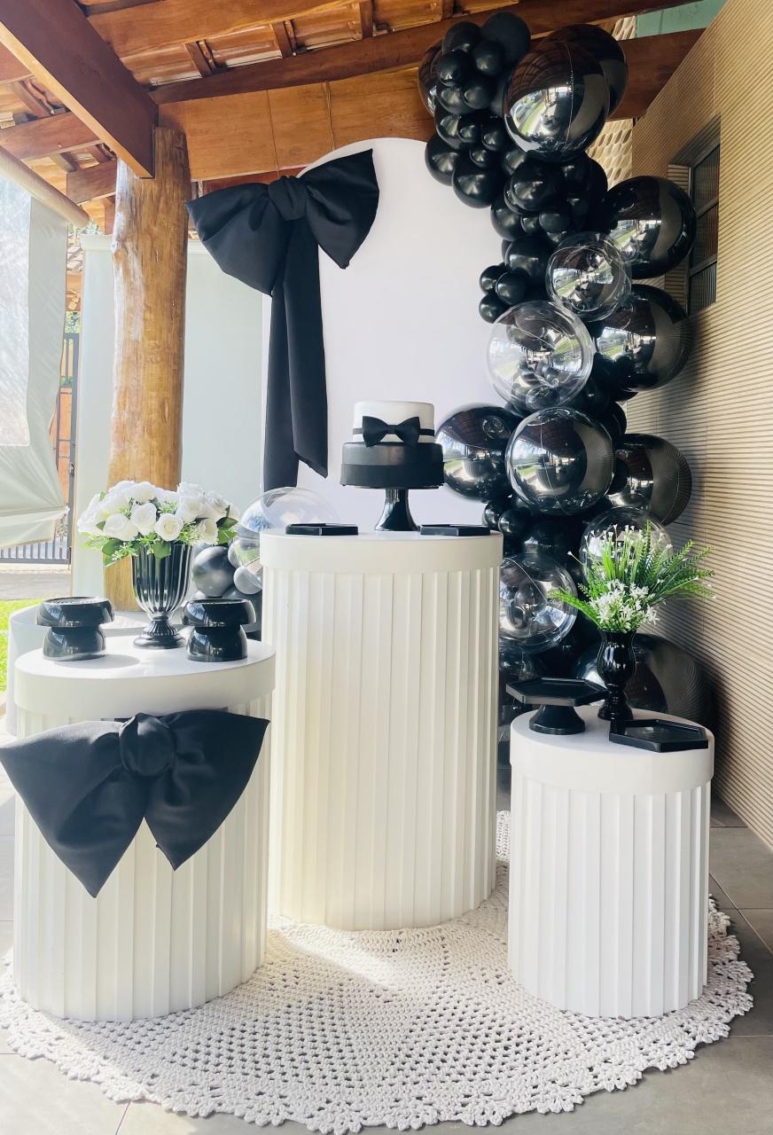 Laço Preto - Master festas/decoração