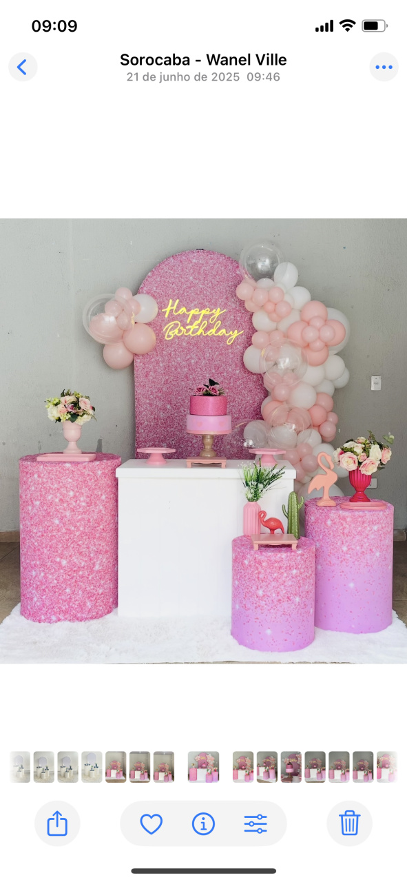 Glitter Cor de Rosa - Master festas/decoração