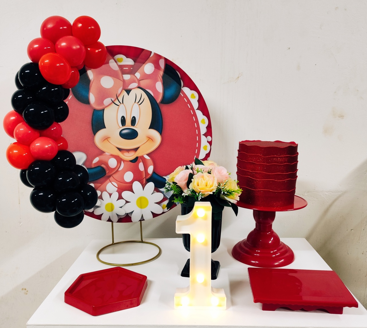 Mini Kit Minnie Vermelha - Raio de Sol
