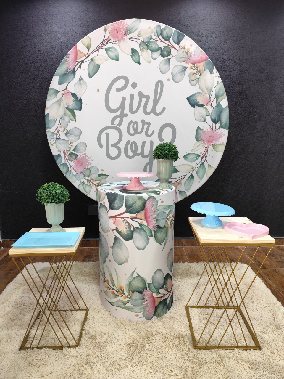 Chá de Bebê Floral 3 - Raio de Sol